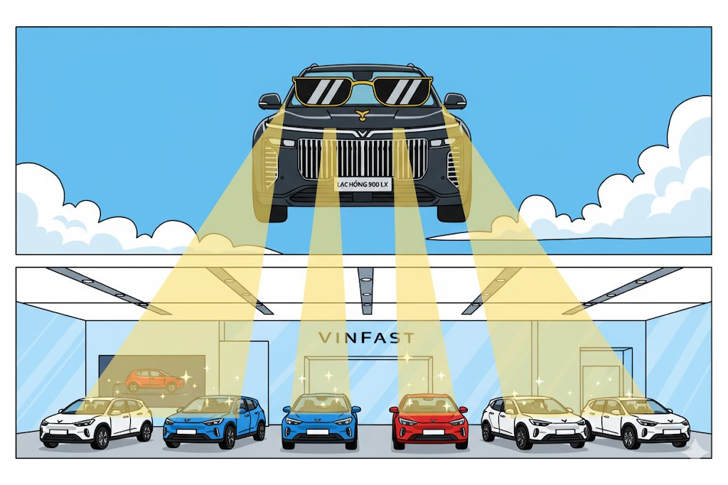 Chiêu "Bát phở 2 triệu đồng" của VinFast khi chế ra Lạc Hồng 900 LX nặng 5 tấn, mạ vàng, "chấp" 440 viên đạn súng trường và 11 quả mìn - Ảnh 1