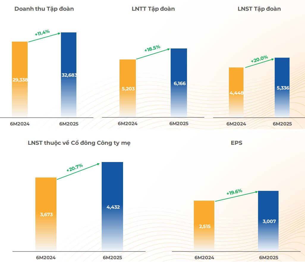 Cập nhật BCTC quý 2/2025 tối ngày 17/7: NCB báo lãi 6 tháng gấp 80 lần cùng kỳ, lợi nhuận FPT tiếp tục tăng 20% - Ảnh 3