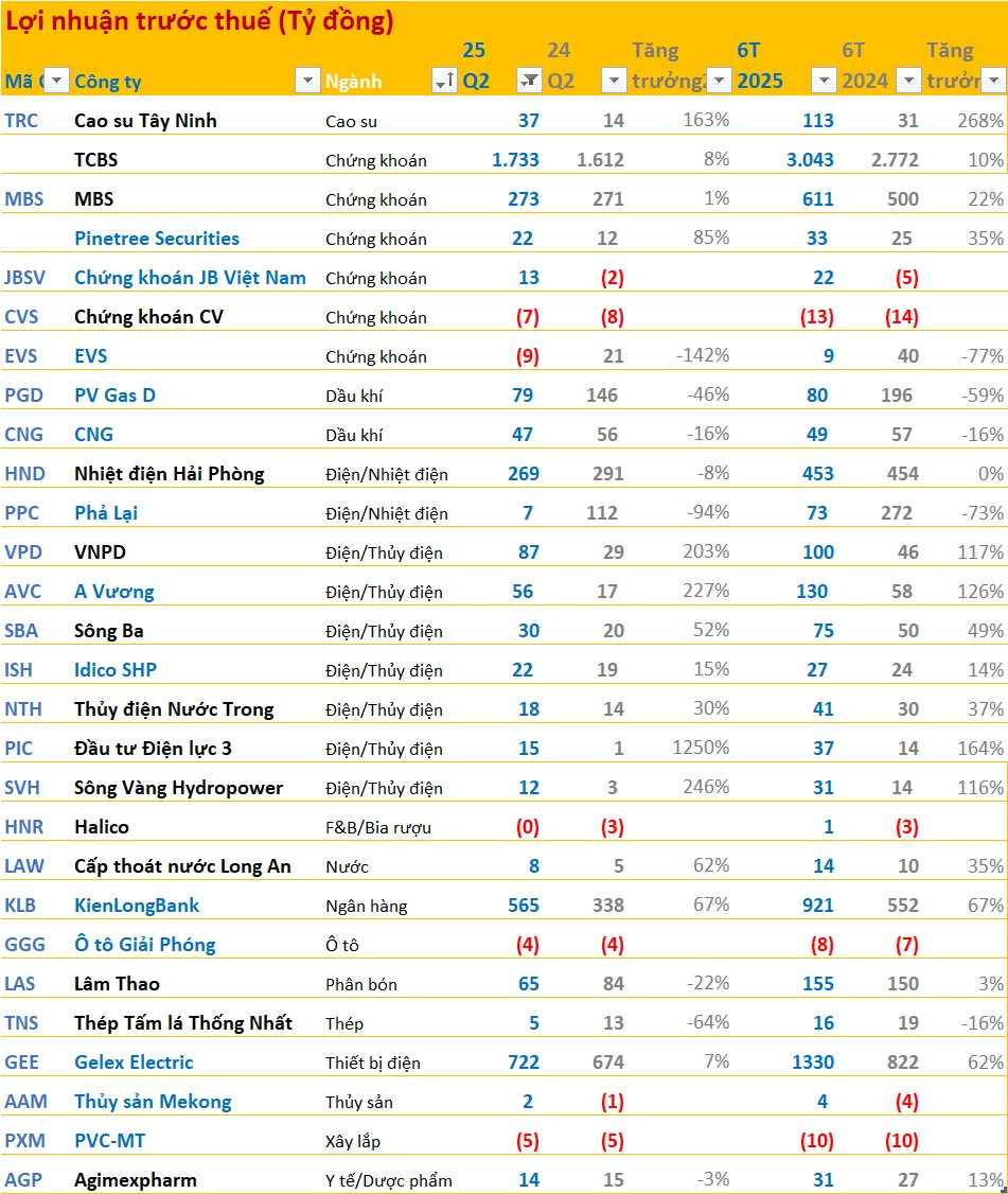 Cập nhật BCTC quý 2/2025 tối ngày 17/7: NCB báo lãi 6 tháng gấp 80 lần cùng kỳ, lợi nhuận FPT tiếp tục tăng 20% - Ảnh 6