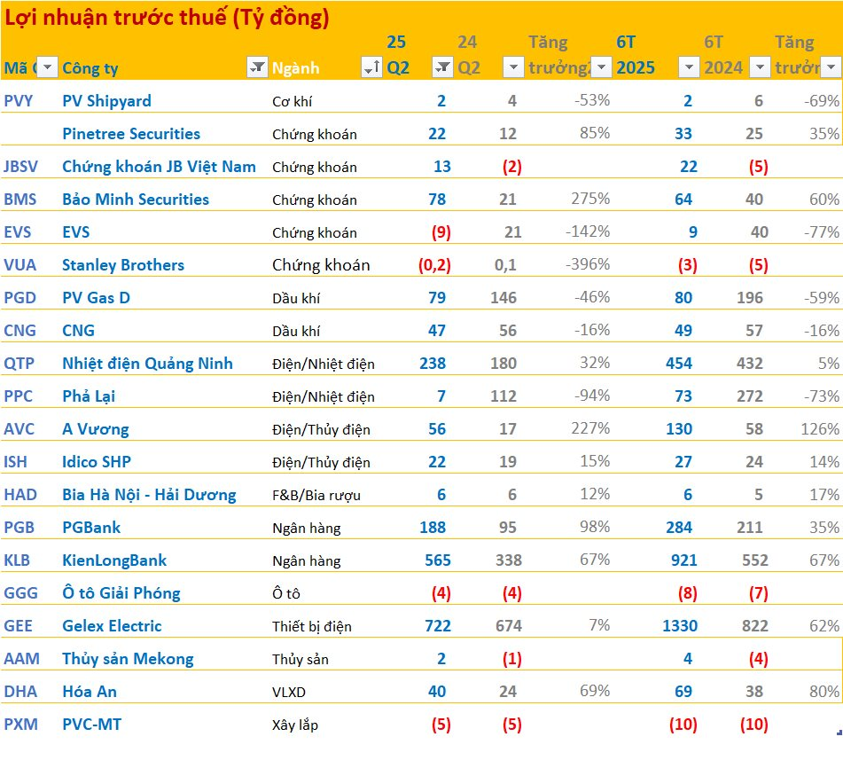 Cập nhật BCTC quý 2/2025 tối ngày 17/7: NCB báo lãi 6 tháng gấp 80 lần cùng kỳ, lợi nhuận FPT tiếp tục tăng 20% - Ảnh 2