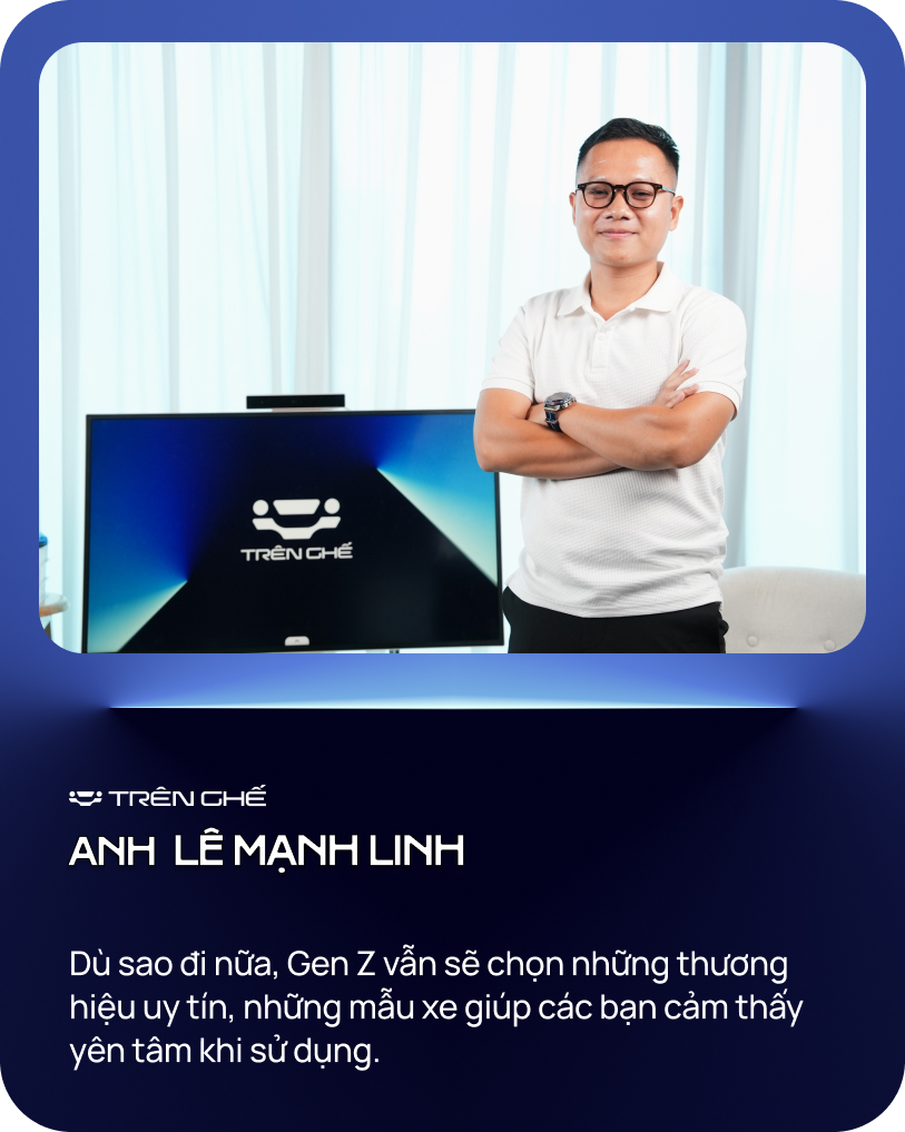 Xe cho Gen Z: ‘Sẵn sàng nợ để tậu ô tô, xa rồi thời máy nổ còi kêu, 4 bánh quay đều’ - Ảnh 7