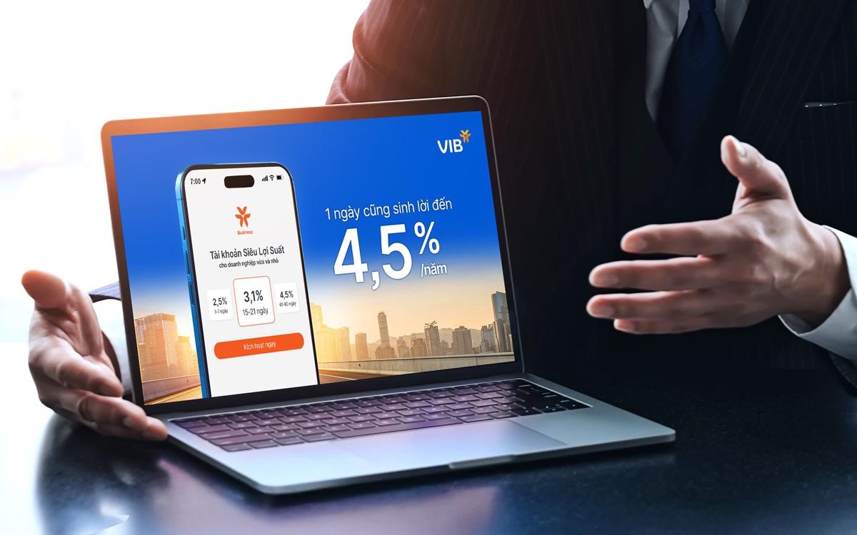 Siêu Lợi Suất VIB giúp doanh nghiệp biến dòng vốn nhàn rỗi thành công cụ sinh lời - Ảnh 1