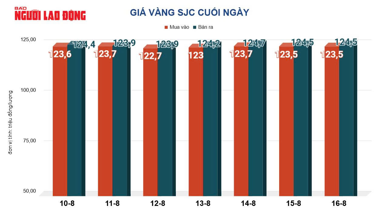 Giá vàng hôm nay 17-8: Cửa hàng vàng nhỏ tiếp tục đưa vàng miếng SJC lên đỉnh mới - Ảnh 2
