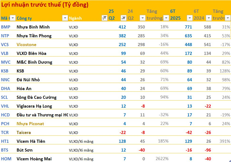 Toàn cảnh BCTC quý 2/2025: Ngân hàng áp đảo về lợi nhuận, ngành điện, cao su tăng trưởng cao, bất động sản phân hóa mạnh, Novaland lỗ lớn nhất quý - Ảnh 6