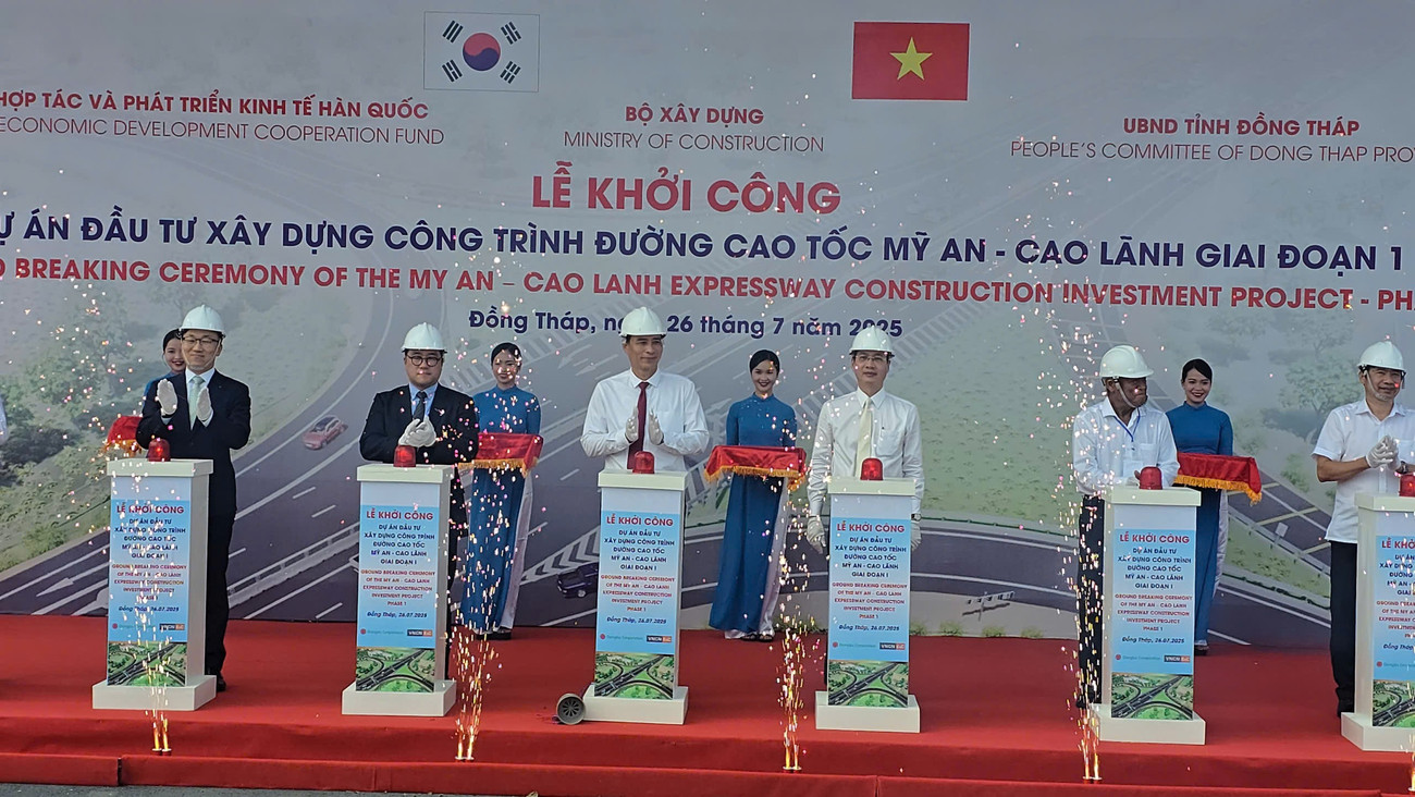Khởi công dự án cao tốc hơn 6.100 tỷ đồng qua Đồng Tháp - Ảnh 1