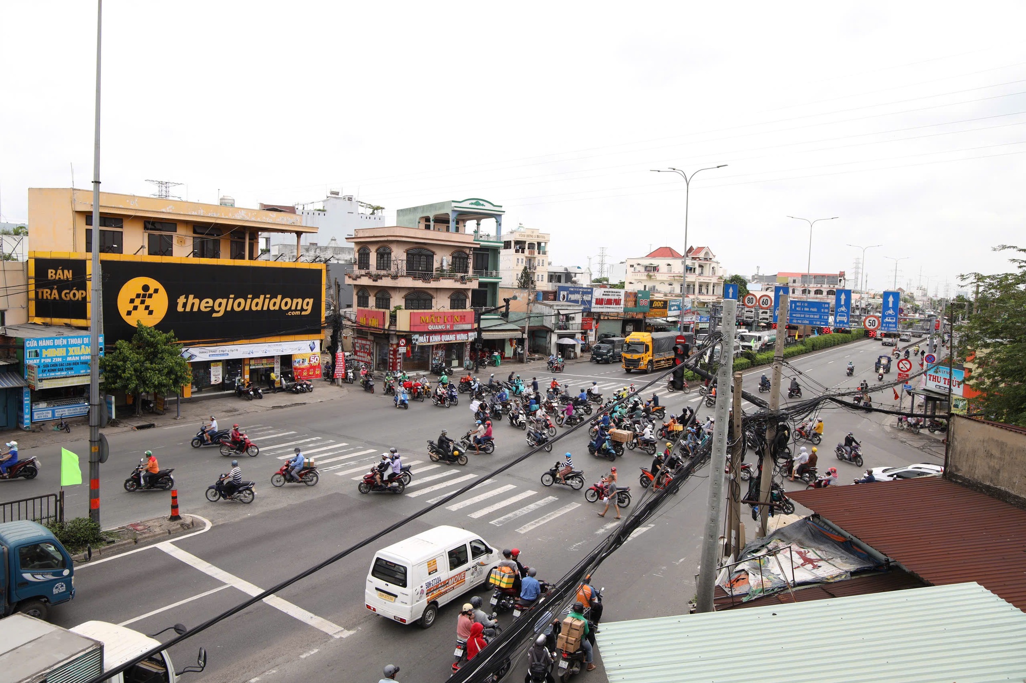 Hình ảnh Ngã tư Đình trước giờ G khởi công cầu vượt - Ảnh 11