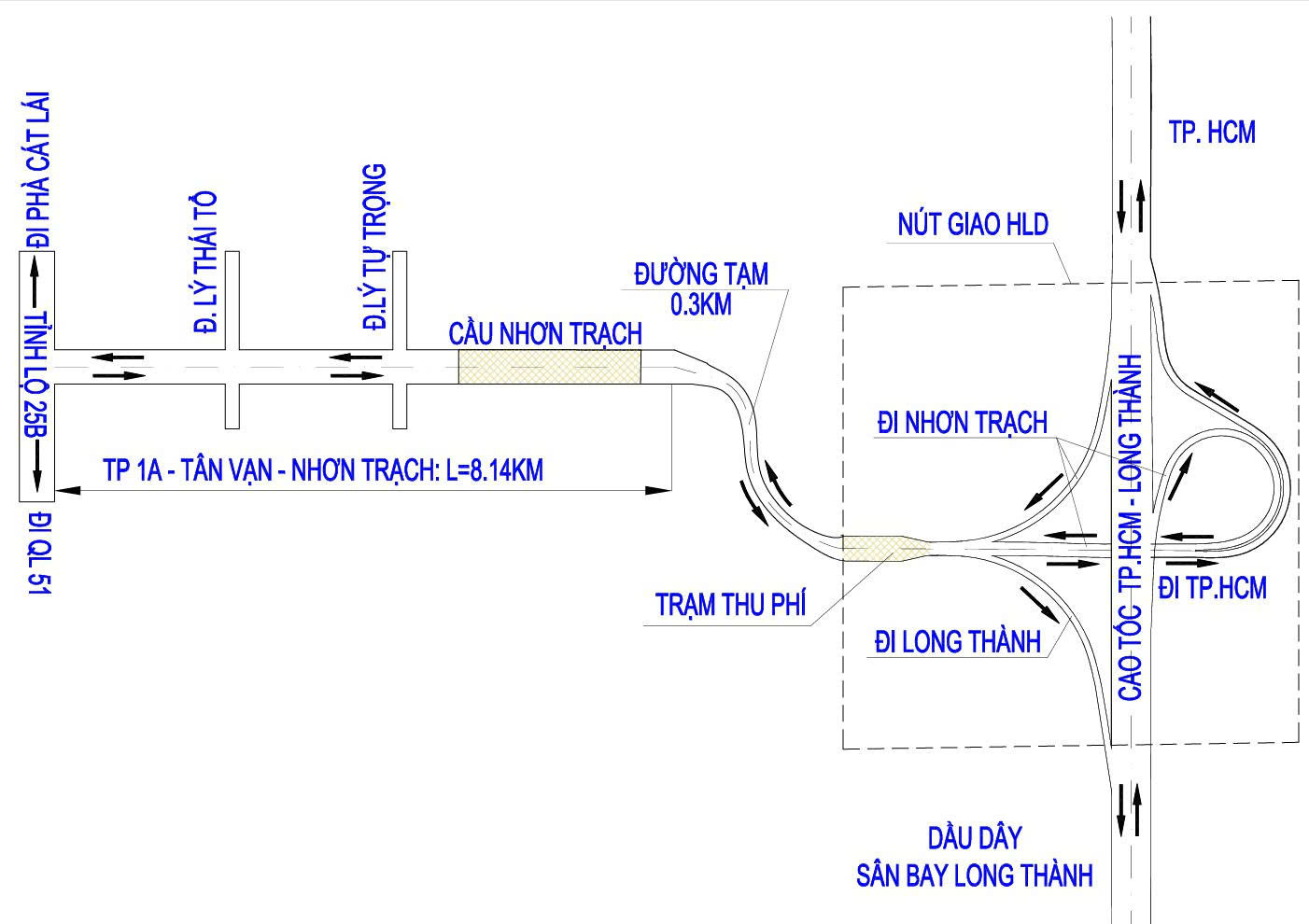 Thông xe cầu Nhơn Trạch: Người dân đi theo lộ trình nào? - Ảnh 3