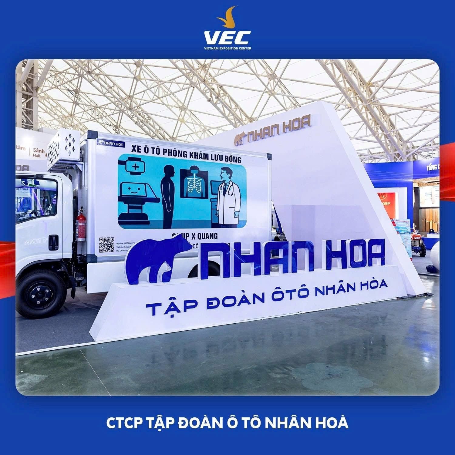 Một công ty mang cả xe ô tô phòng khám lưu động có hệ thống chụp X-quang đến Triển lãm A80 - Ảnh 1