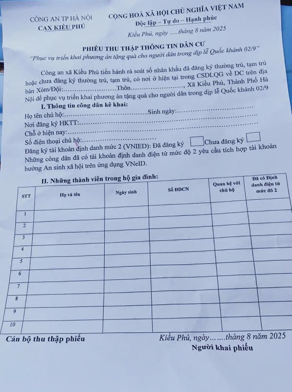 Các địa phương bắt đầu thu thập thông tin người dân để chi trả 100.000 đồng dịp 2/9 - Ảnh 1