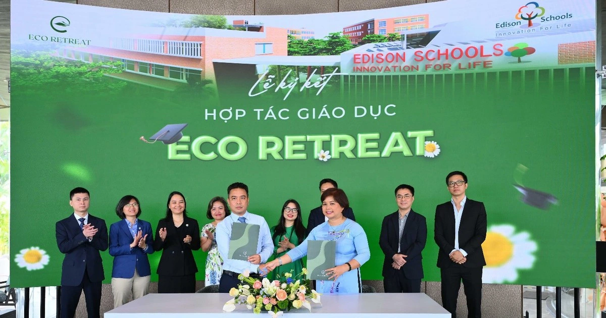 Ecopark cùng Edison xây dựng tổ hợp giáo dục liên cấp tại khu đô thị Eco Retreat