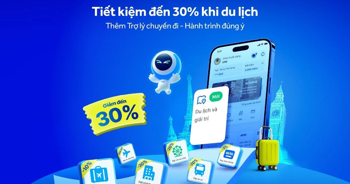 Du lịch 2.9 thảnh thơi cùng hệ sinh thái du lịch và giải trí trên ACB ONE
