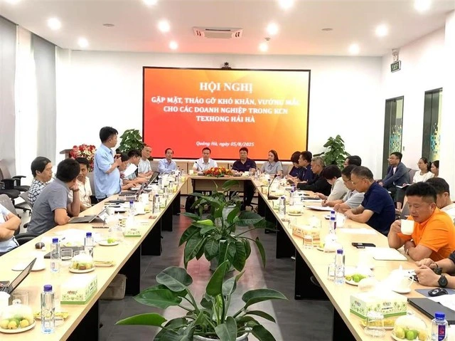 BQL KKT Quảng Ninh cam kết đồng hành cùng doanh nghiệp tại KCN Texhong Hải Hà - Ảnh 2