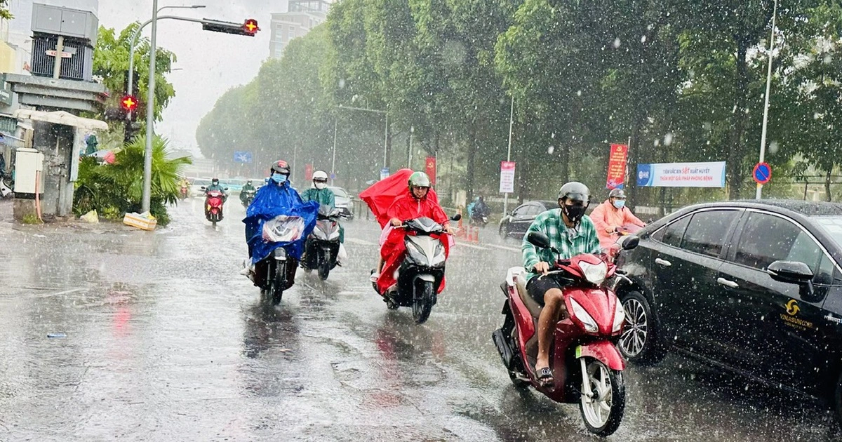 Nghỉ lễ 2.9, TP.HCM và Nam bộ đón đợt mưa lớn trên 100 mm
