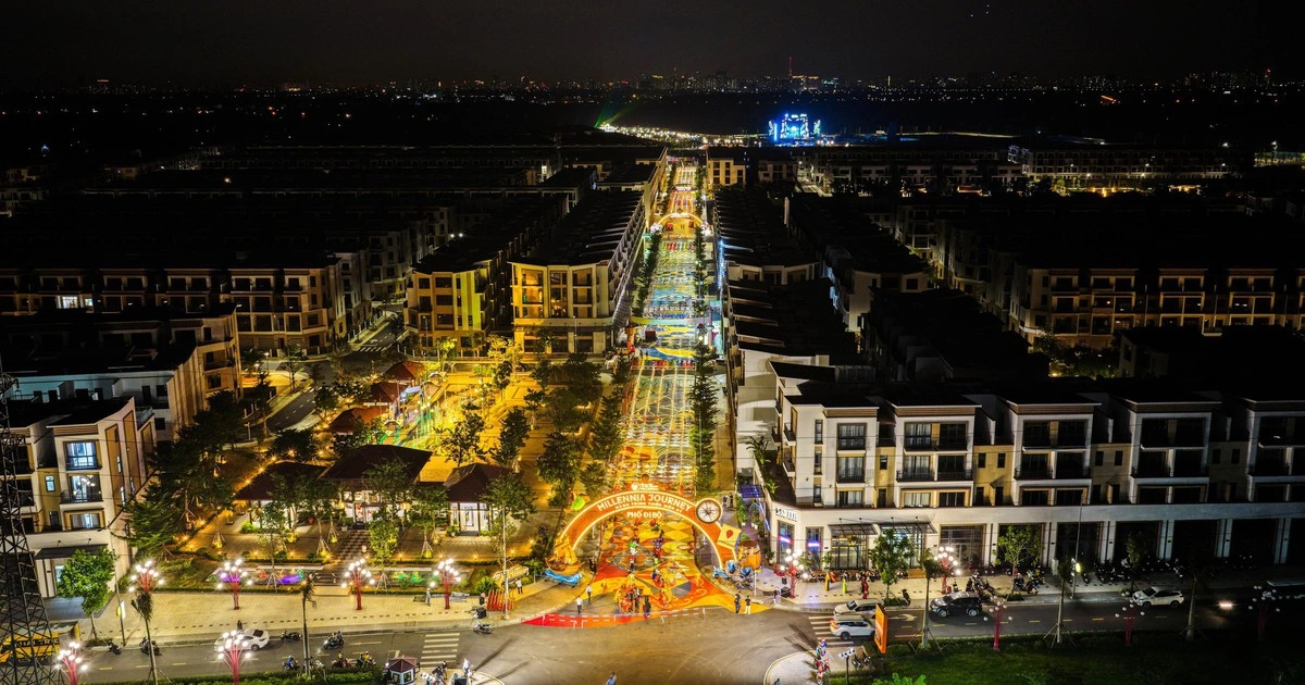 Thành phố Thiên niên kỷ T&T City Millennia bừng sáng trước đại nhạc hội