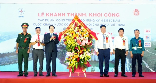 EVN đồng loạt khánh thành, khởi công 3 dự án điện hơn 14.100 tỉ đồng - Ảnh 1