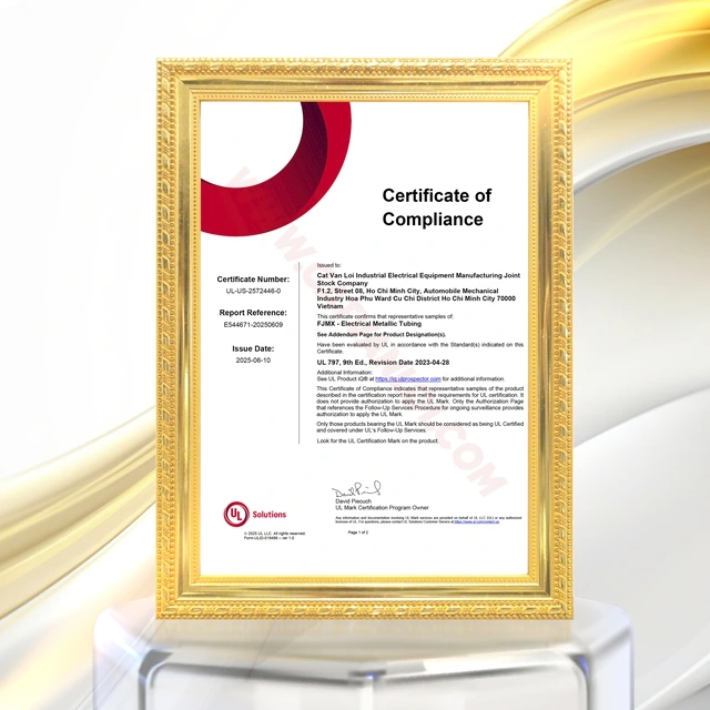 Máng cáp lưới Cát Vạn Lợi đạt UL LISTED NEMA BI 50015 - Vươn tầm thương hiệu - Ảnh 4