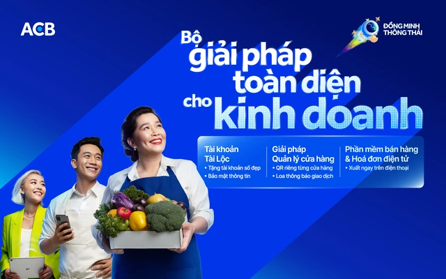 ACB: Giải pháp số hóa toàn diện cho hộ kinh doanh thích ứng giai đoạn mới - Ảnh 1