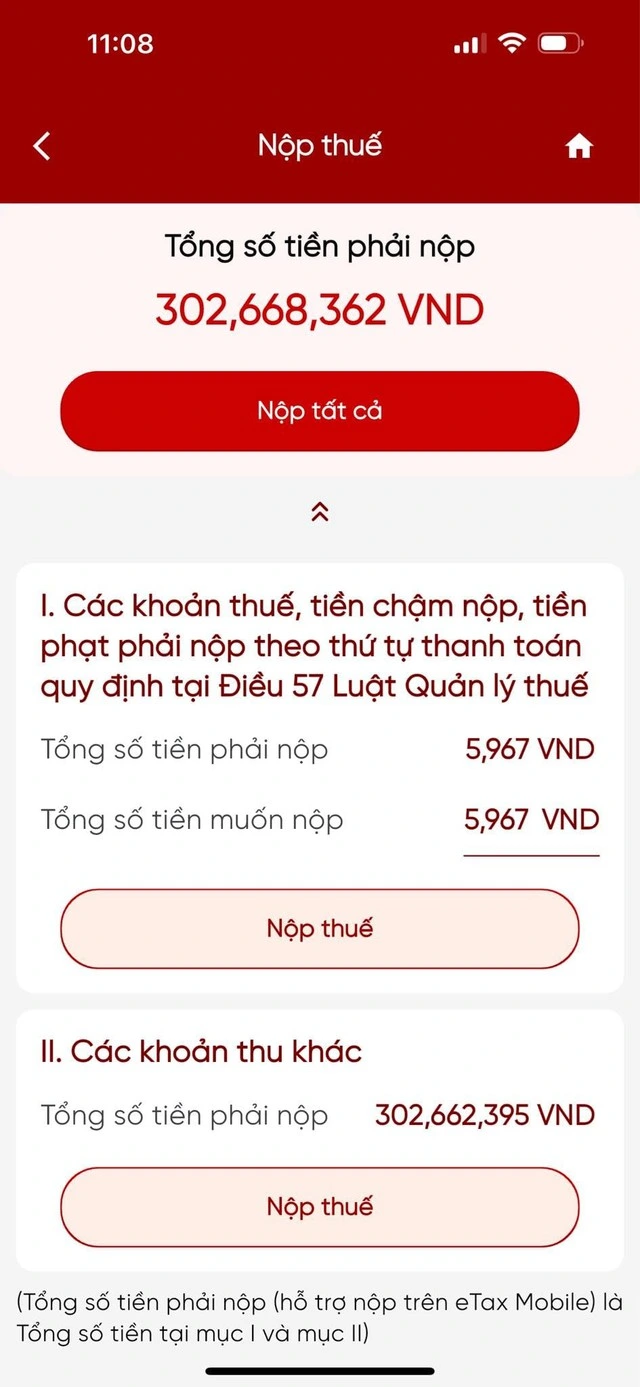 Nhiều người tá hỏa vì bỗng dưng nợ thuế hàng trăm triệu đồng - Ảnh 1