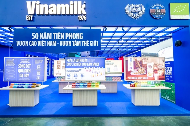 Vinamilk tạo điểm nhấn tại triển lãm thành tựu đất nước 80 năm - Ảnh 1
