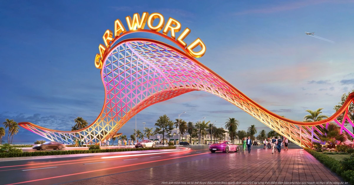 26.7 này, khánh thành cổng chào CaraWorld, biểu tượng mới của Cam Ranh