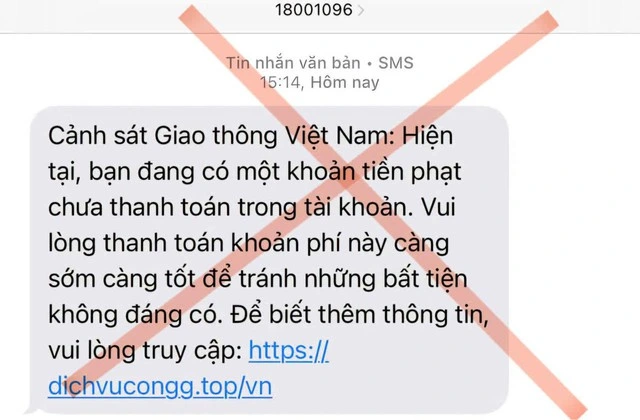 Cảnh giác với trò lừa đảo phạt nguội 100.000 đồng - Ảnh 1