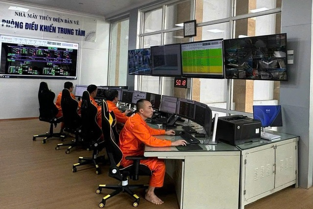 Thủy điện Bản Vẽ chủ động cắt giảm lũ, bảo vệ an toàn hạ du - Ảnh 1