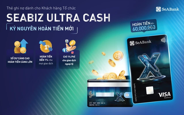 Thẻ SeABiz Ultra Cash của SeABank: 'Lợi ích kép' cho doanh nghiệp - Ảnh 1