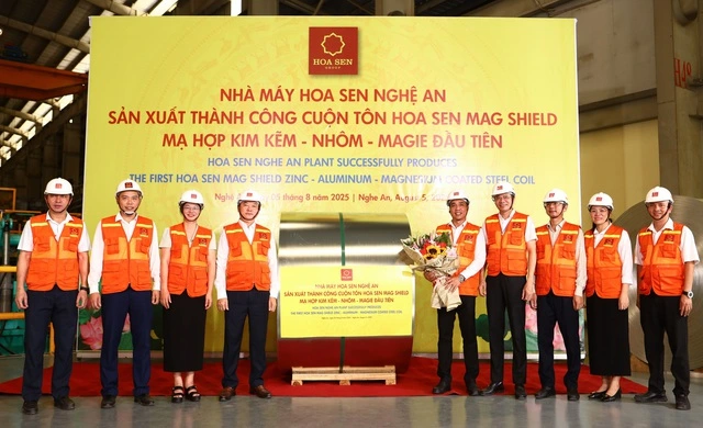 Tập đoàn Hoa Sen sản xuất thành công tôn siêu bền Hoa Sen Mag Shield - Ảnh 4