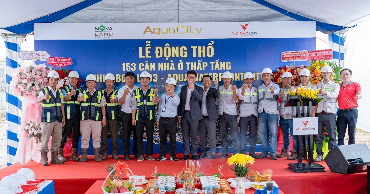 Lễ động thổ Aqua Waterfront City - Cột mốc hợp tác giữa Novaland và VictoryCons