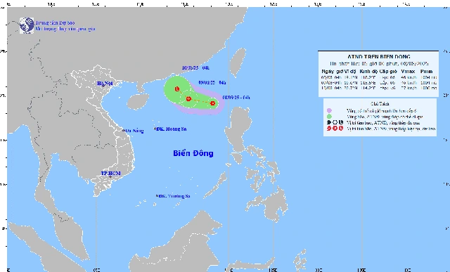Áp thấp nhiệt đới xuất hiện trên Biển Đông, sắp đón thêm bão Podul - Ảnh 1