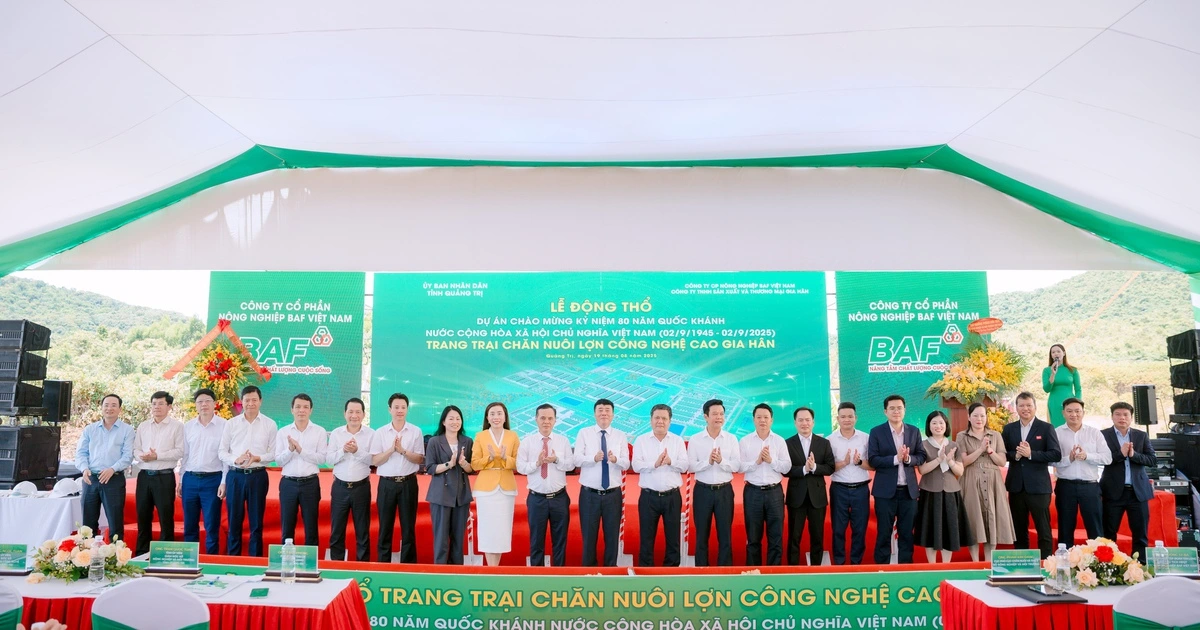 BAF động thổ trang trại nuôi heo 2.000 tỉ tại Quảng Trị