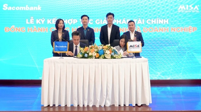 Sacombank hợp tác MISA mang giải pháp tài chính toàn diện cho hộ kinh doanh, doanh nghiệp - Ảnh 1