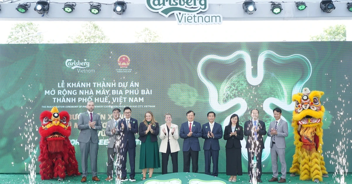Gần 90 triệu USD mở rộng nhà máy bia lớn nhất châu Á của Carlsberg Việt Nam