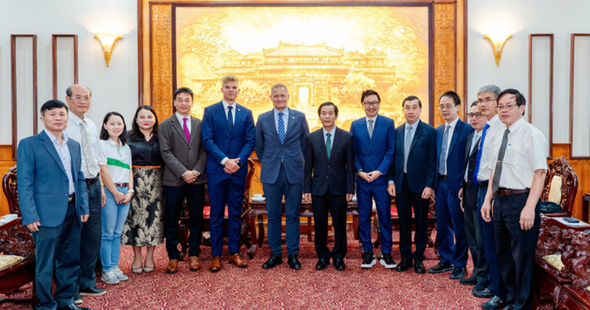 Đại sứ Đan Mạch và Carlsberg Việt Nam thăm, làm việc với lãnh đạo thành phố Huế
