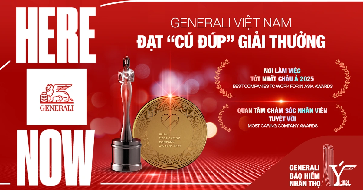 Generali Việt Nam được vinh danh tại HR Asia Awards 2025