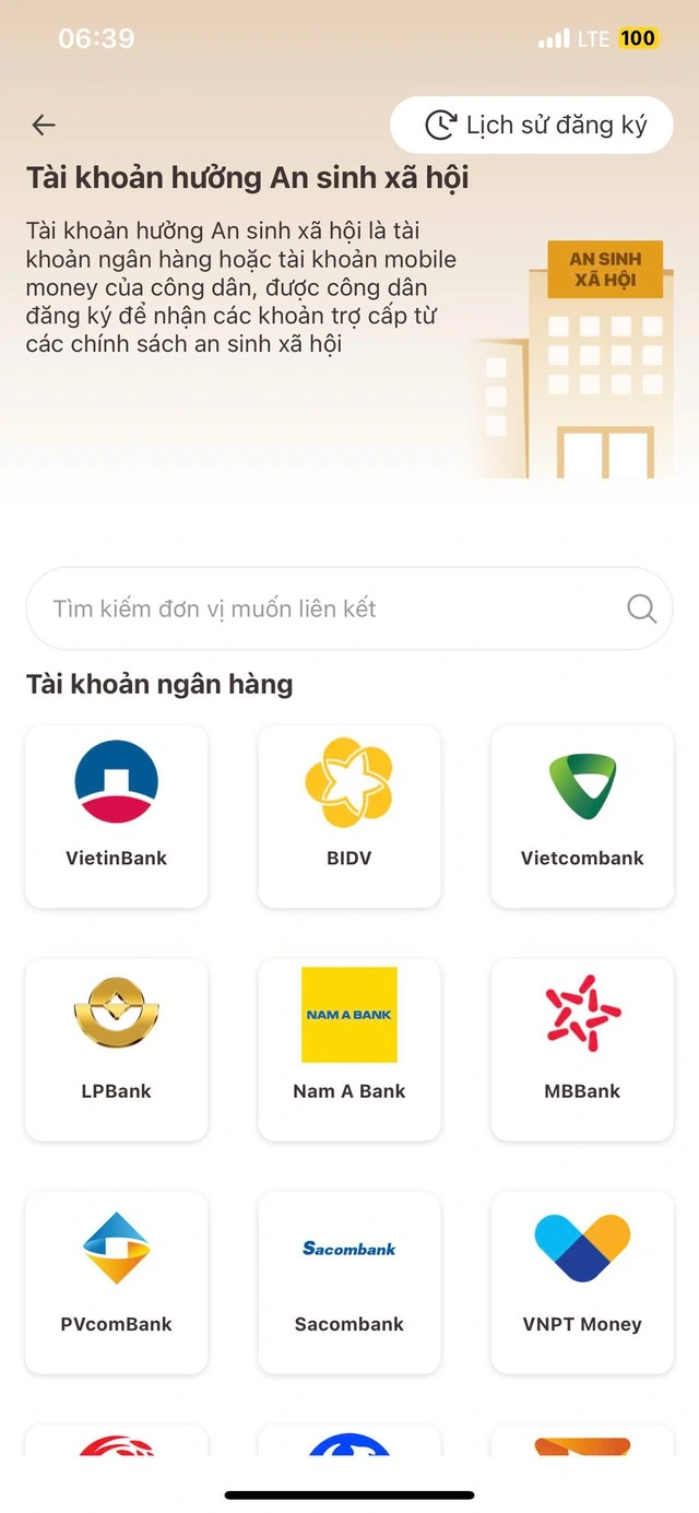 Những ngân hàng nào đã liên kết trên tài khoản an sinh xã hội của VNeID? - Ảnh 1