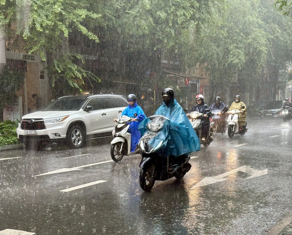 Sáng nay, TP.HCM mưa lớn diện rộng do hoàn lưu bão số 5 - Ảnh 1