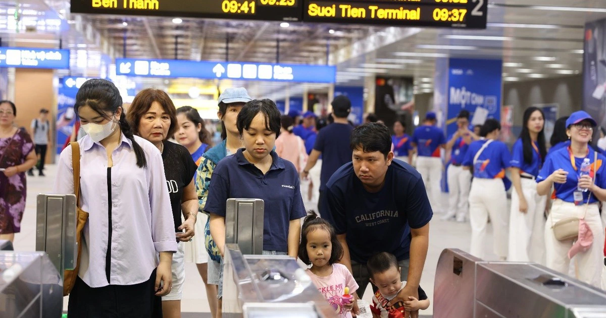 Metro TP.HCM miễn phí 100% giá vé dịp đại lễ 2.9