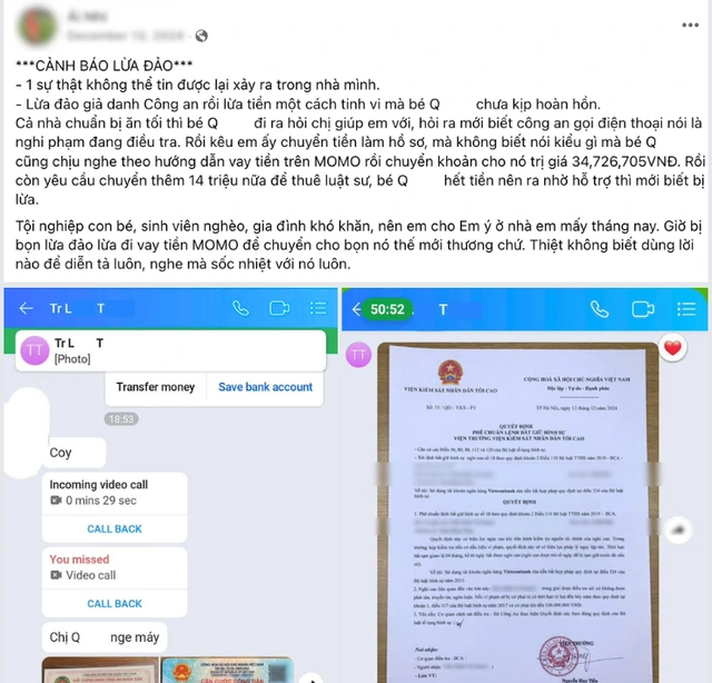 Thủ đoạn lừa đảo online: Sinh viên mất hơn 34 triệu vì sợ vi phạm pháp luật - Ảnh 1