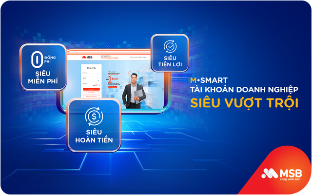 Doanh nghiệp tiết kiệm hàng chục triệu đồng mỗi tháng với gói tài khoản M-Smart - Ảnh 1