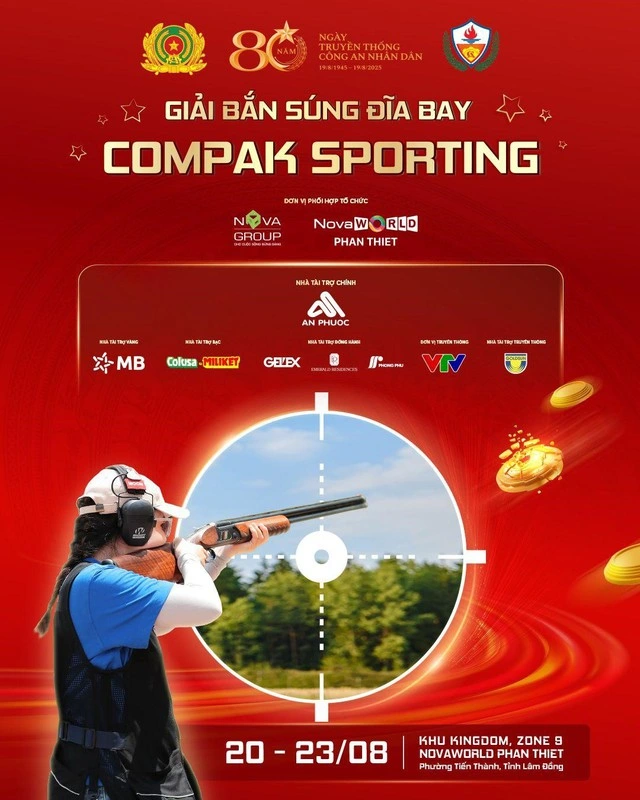 Giải Bắn súng đĩa bay Compak Sporting 2025 sẽ chính thức khởi tranh tại NovaWorld Phan Thiet - Ảnh 1