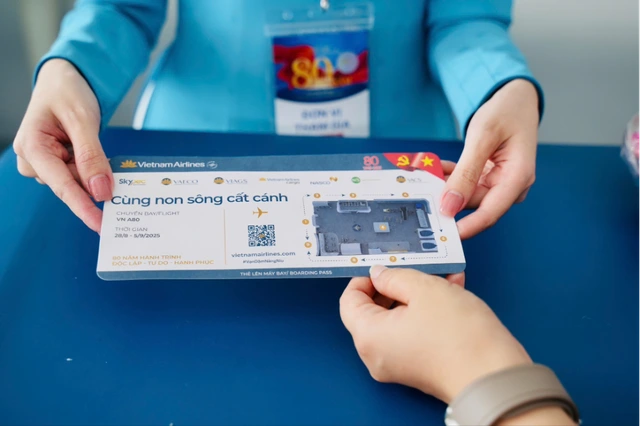 Dấu ấn Vietnam Airlines tại Triển lãm Thành tựu Đất nước - Ảnh 3