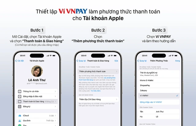 Ví VNPAY trở thành phương thức thanh toán cho App Store và dịch vụ Apple tại VN - Ảnh 2