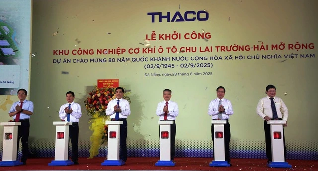 THACO khởi công khu công nghiệp cơ khí ô tô gần 8.000 tỉ đồng - Ảnh 1