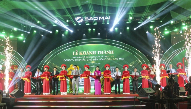 Khánh thành nhà máy chế biến nông sản và dược liệu 500 tỉ đồng - Ảnh 2