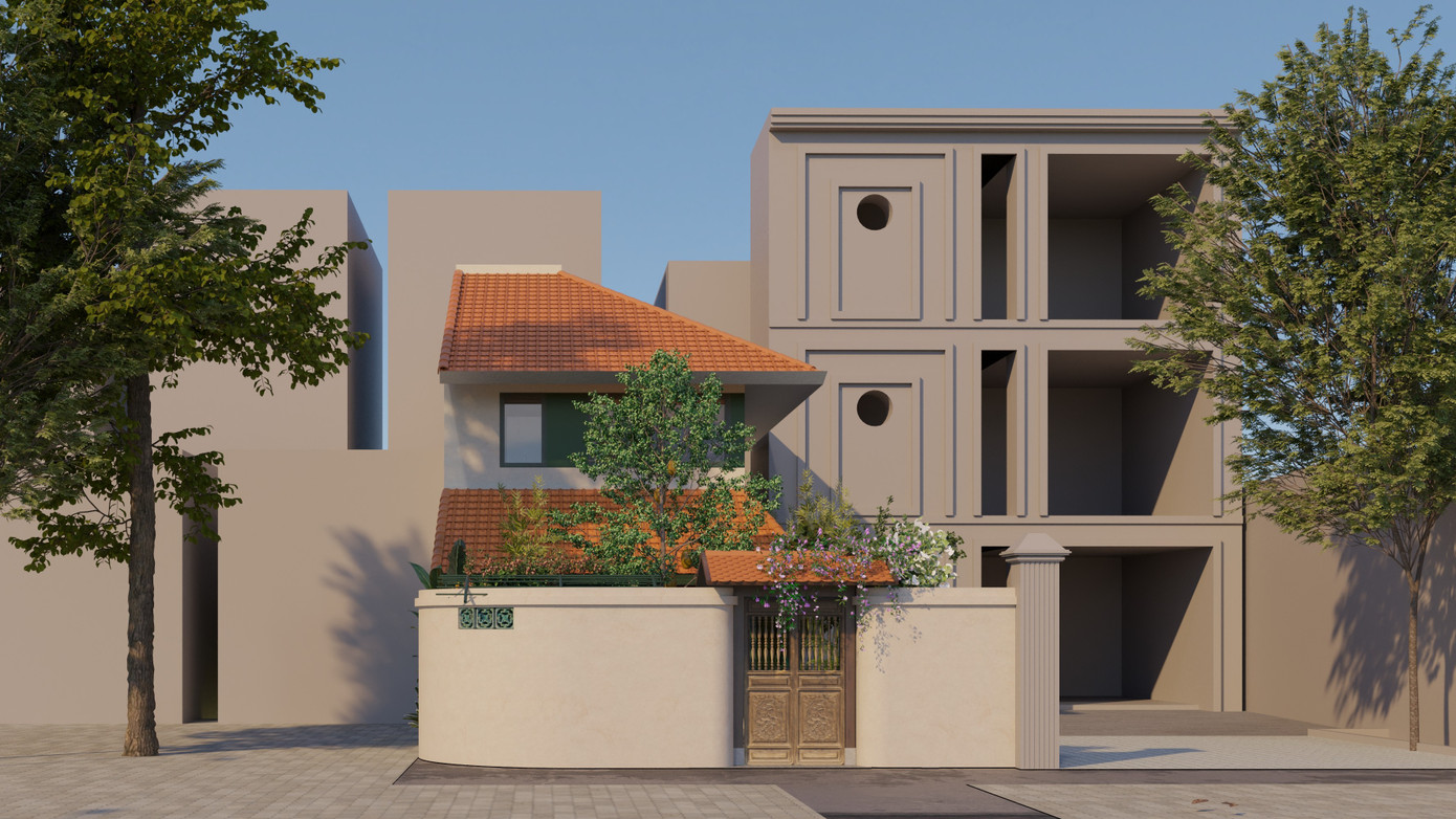 Thiết kế nhà đậm chất chất truyền thống cho diện tích đất 100m2 - Ảnh 2