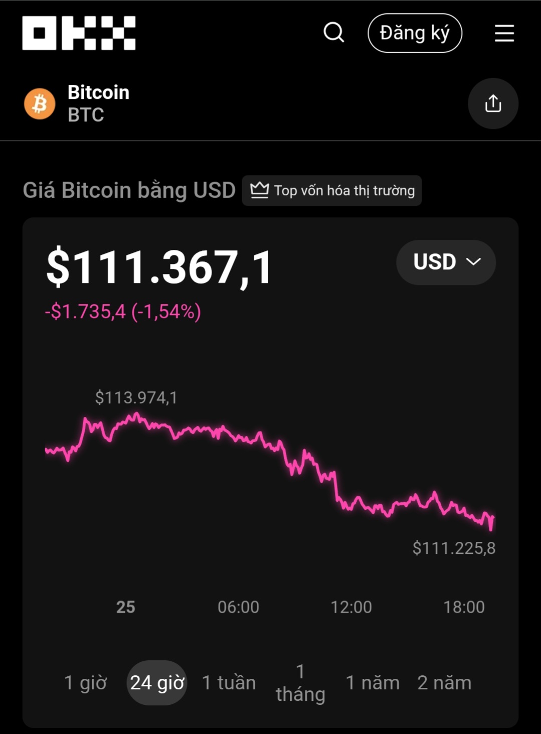 Thị trường tiền số hôm nay, 25-9: Đồng loạt giảm mạnh và dự báo gây bất ngờ - Ảnh 1