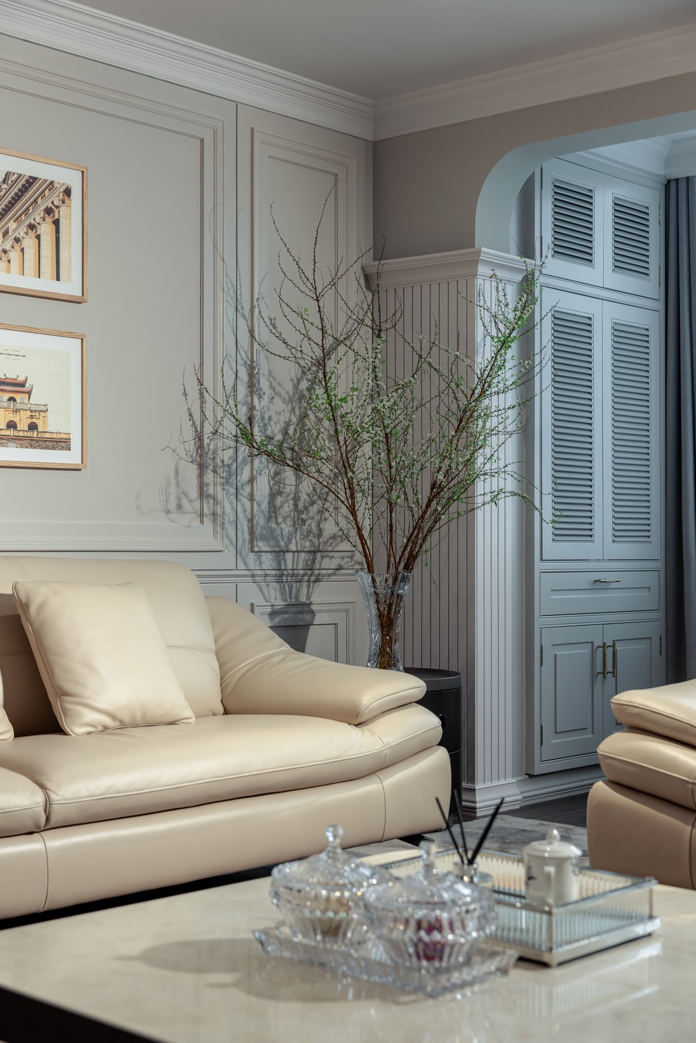 Quá trình biến đổi Penthouse từ phong cách Tân cổ điển sang hiện đại - Ảnh 15