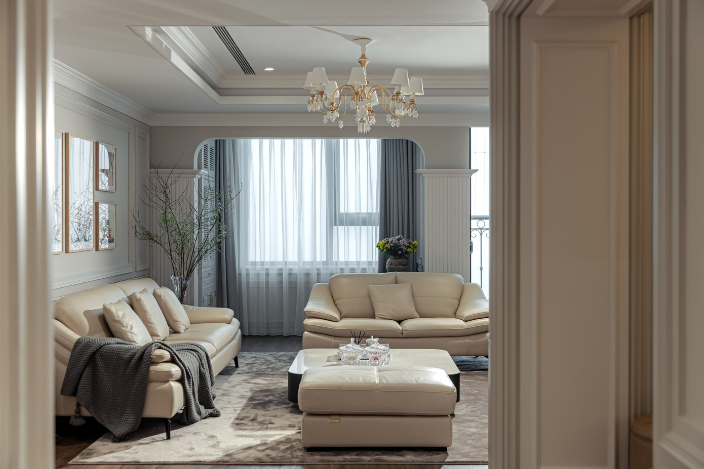 Quá trình biến đổi Penthouse từ phong cách Tân cổ điển sang hiện đại - Ảnh 16