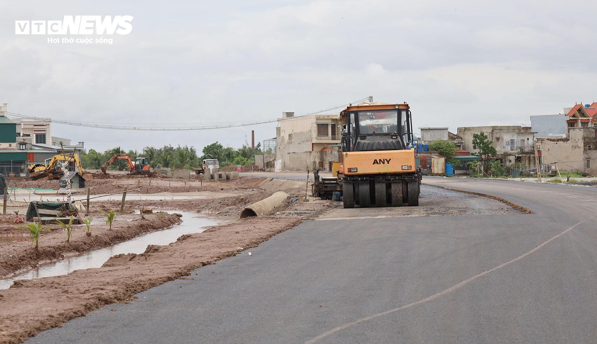 Toàn cảnh tuyến đường bộ ven biển Hưng Yên gần 5.000 tỷ đồng sắp cán đích - Ảnh 20